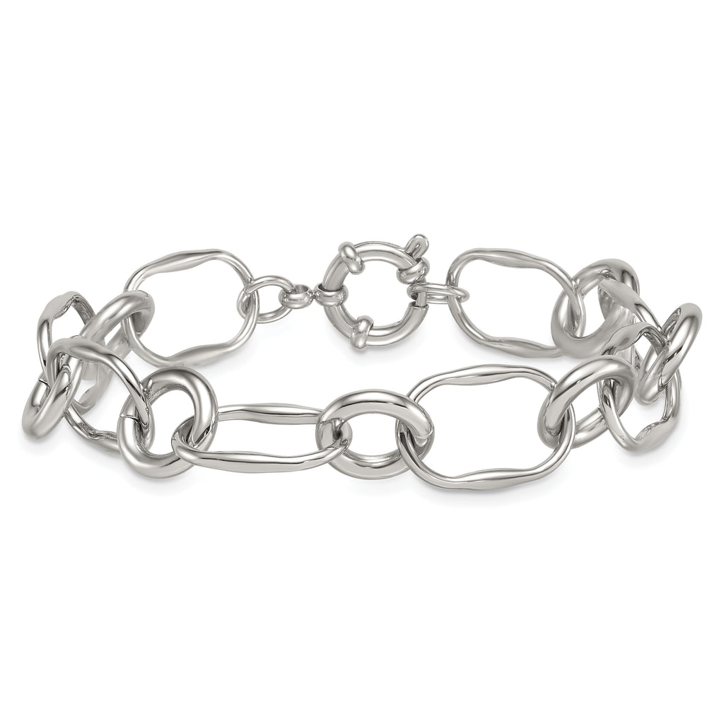 Polished Stainless Steel Bracelet 12.55mm