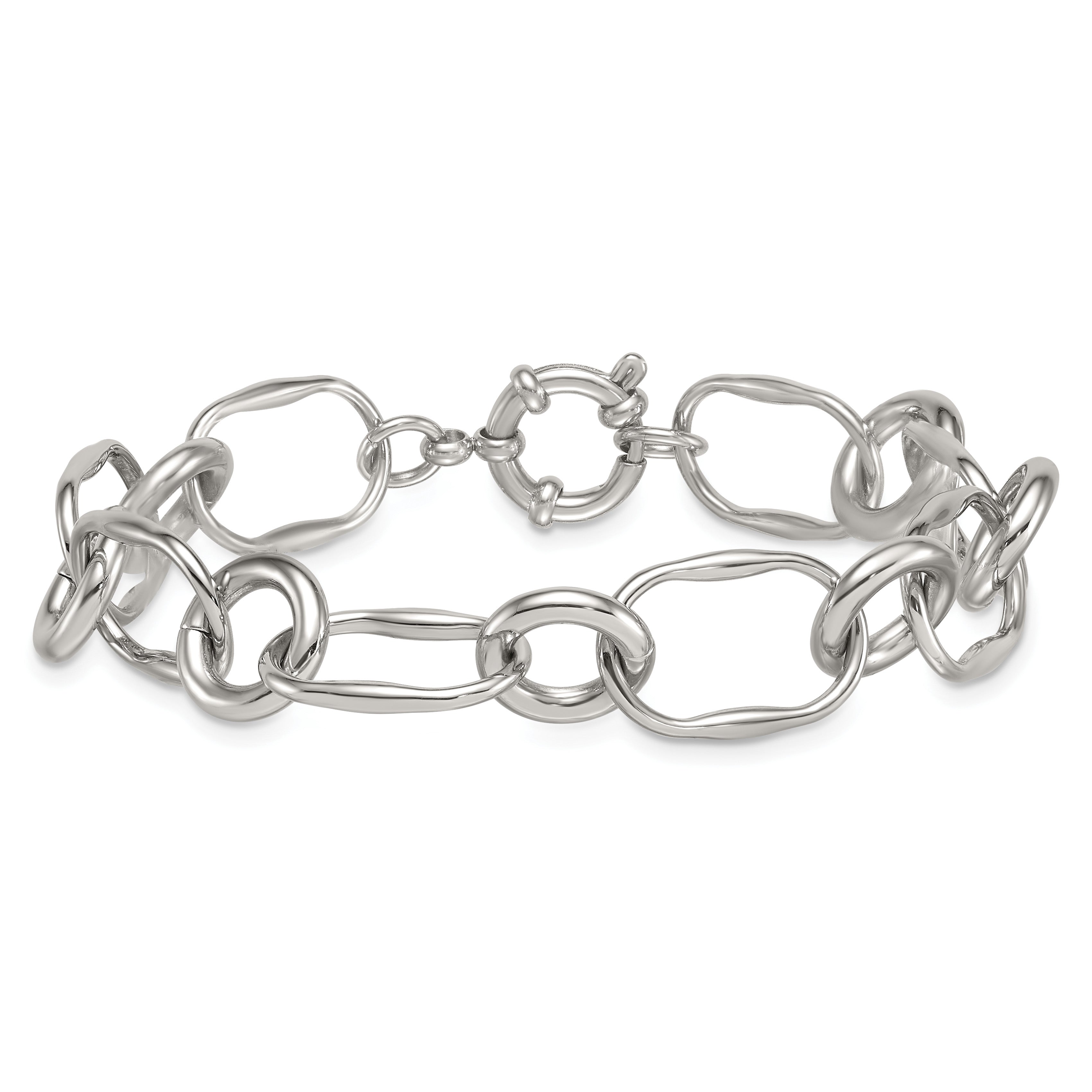 Polished Stainless Steel Bracelet 12.55mm