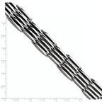 Stainless Steel Polished Link Bracelet for Men
