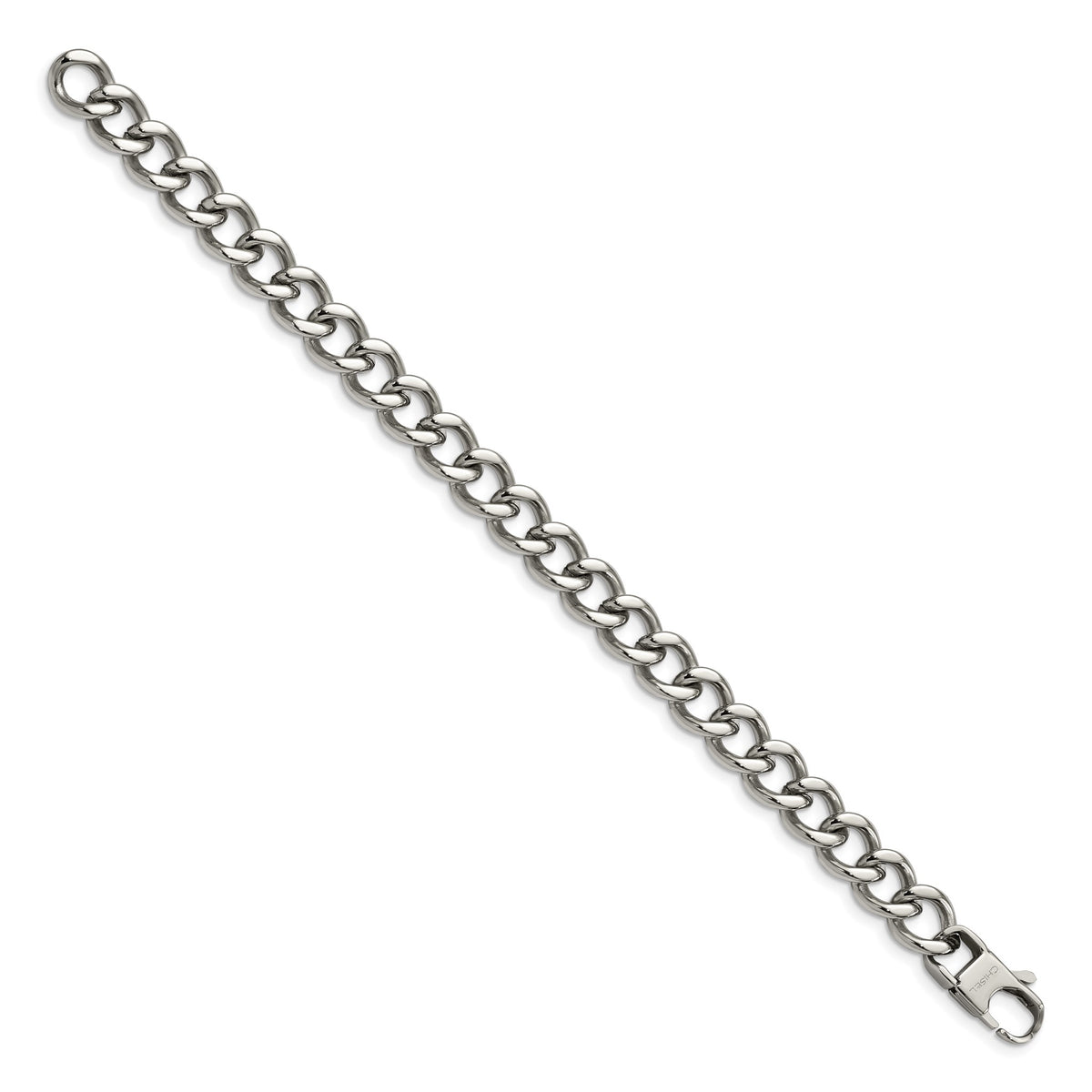 Chisel Men's Curb Bracelet in Stainless Steel, 8.5 Inch - Sophia Jewelers