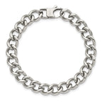 Chisel Men's Curb Bracelet in Stainless Steel, 8.5 Inch - Sophia Jewelers