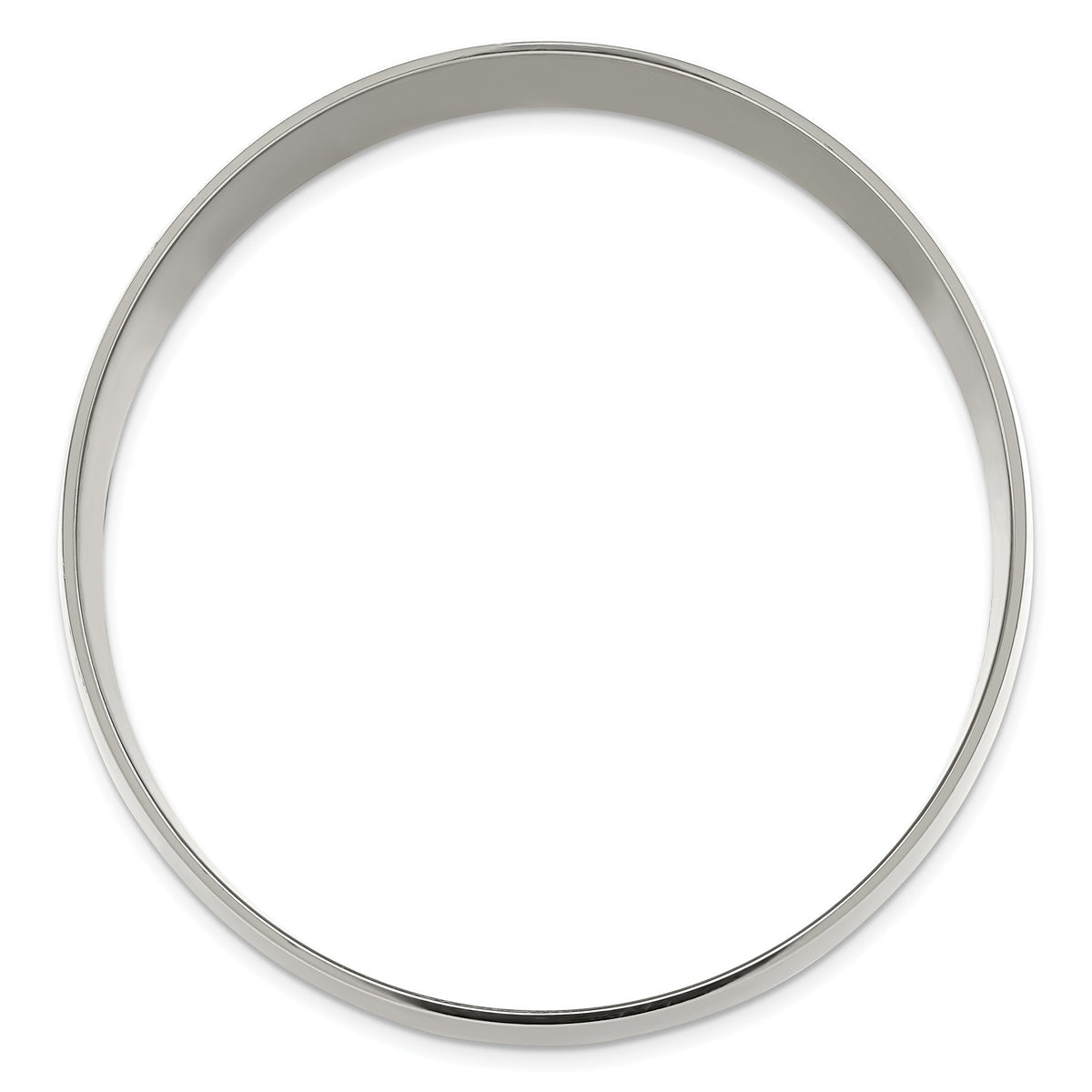 Bangle Bracelet in Stainless Steel, 30mm Brushed - Sophia Jewelers