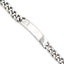 Stainless Steel Polished Curb Chain ID Bracelet