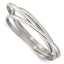 Chisel Set of Intertwined Bangle Bracelet in Stainless Steel, 4mm, 7 Inch - Sophia Jewelers