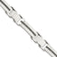 Stainless Steel Brushed and Polished with 1/2 carat Black Diamond Bracelet for Men