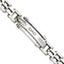 Stainless Steel Polished with Cubic Zirconia Dad Bracelet for Men