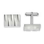 Stainless Steel Brushed & Polished Cufflinks for Men