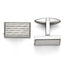 Stainless Steel Polished and Matte Cufflinks for Men