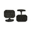 Stainless Steel Brushed and Polished Black IP-plated Cufflinks