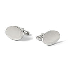 Men's Polished Stainless Steel Cuff Links