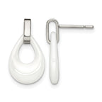 Stainless Steel Polished Drop Dangle Earrings for Women