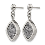 Stainless Steel Polished Drop Dangle Earrings for Women
