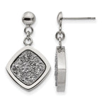 Stainless Steel Polished Drop Dangle Earrings for Women