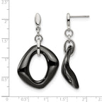 Stainless Steel Polished Drop Dangle Earrings for Women