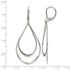 Stainless Steel Polished Teardrop Drop Dangle Earrings for Women