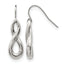Stainless Steel Polished Infinity Drop Dangle Earrings for Women