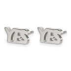 Stainless Steel Polished Button Earrings
