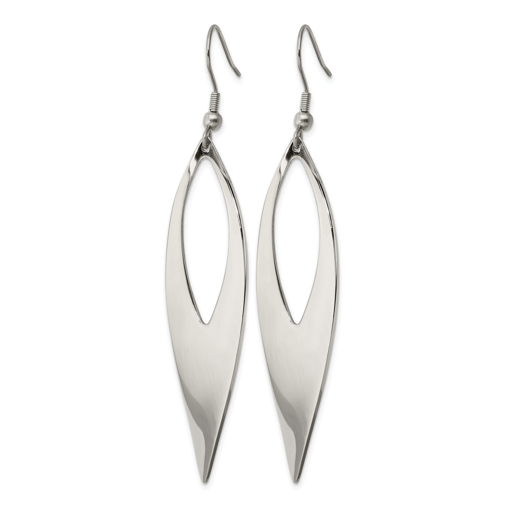 Stainless Steel Polished Drop Dangle Earrings for Women