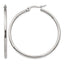 Stainless Steel Polished Hoop Earrings for Women