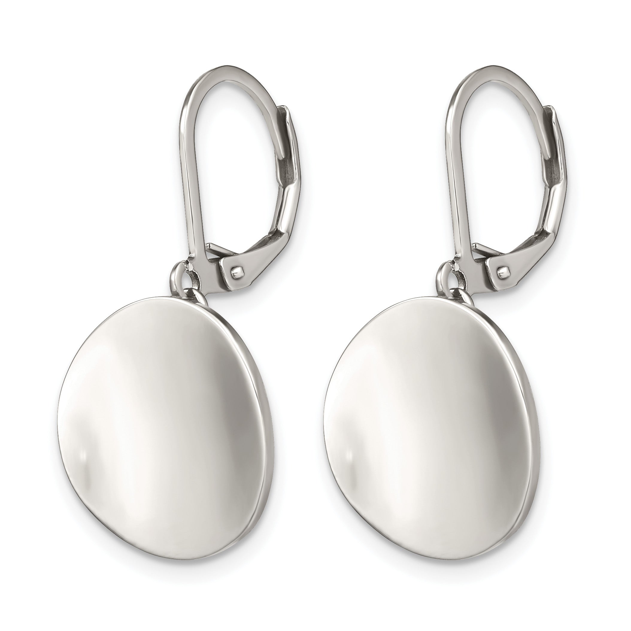 Stainless Steel Polished Drop Dangle Earrings for Women