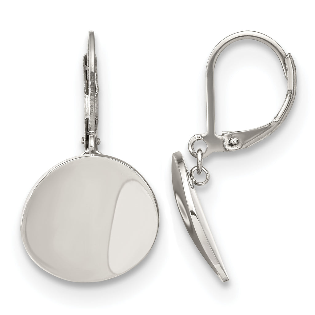 Stainless Steel Polished Drop Dangle Earrings for Women