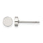 Stainless Steel Polished Button Earrings
