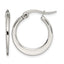 Stainless Steel Polished Hoop Earrings for Women