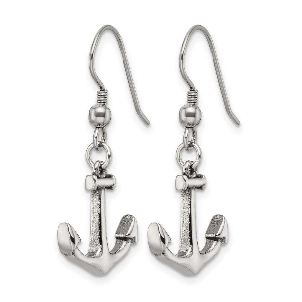 Stainless Steel Polished Drop Dangle Earrings for Women