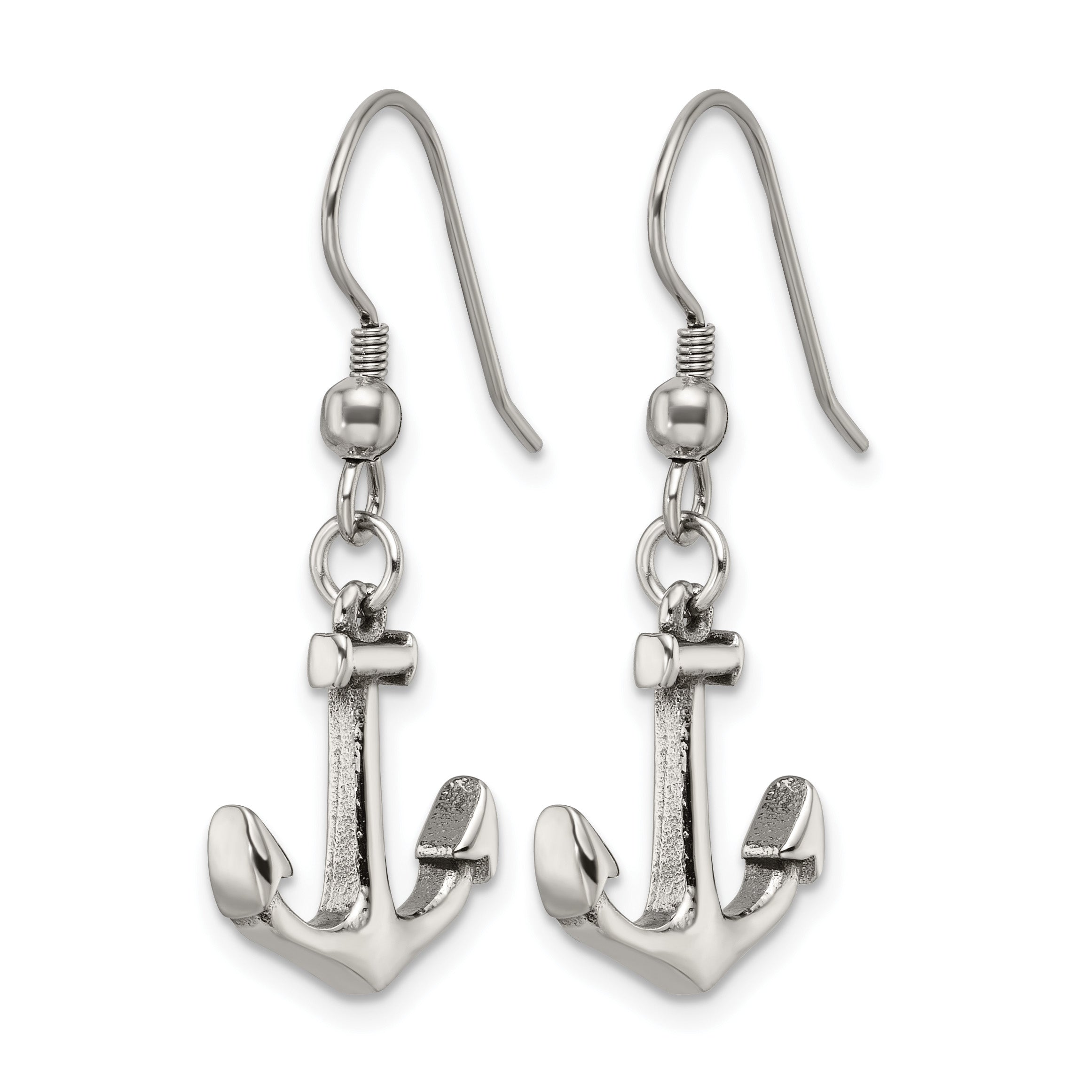 Stainless Steel Polished Drop Dangle Earrings for Women
