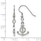 Stainless Steel Polished Drop Dangle Earrings for Women