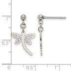 Stainless Steel Polished Drop Dangle Earrings for Women