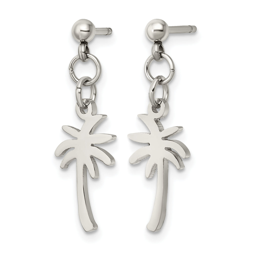 Stainless Steel Polished Drop Dangle Earrings for Women