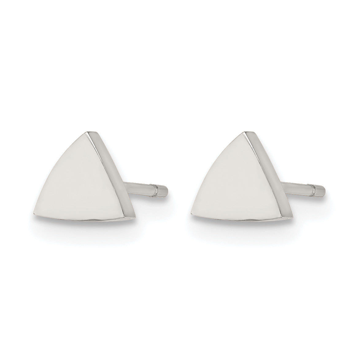 Stainless Steel Button Earrings for Women Secondary image
