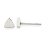 Stainless Steel Button Earrings for Women