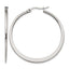 Stainless Steel Polished Hoop Earrings for Women