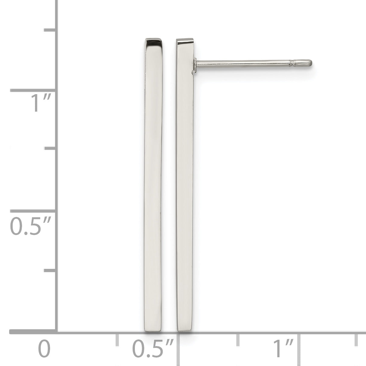 Stainless Steel Polished Drop Dangle Earrings for Women