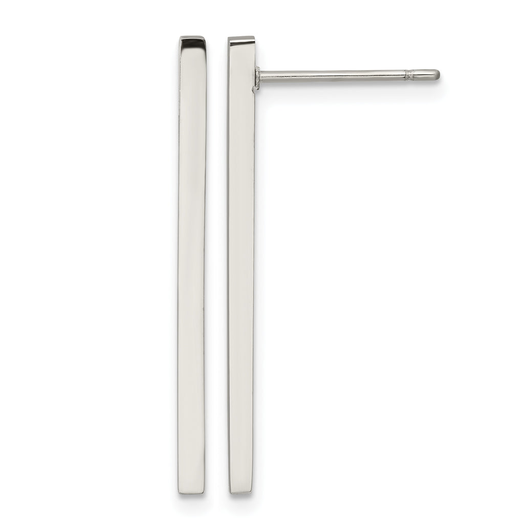 Stainless Steel Polished Drop Dangle Earrings for Women