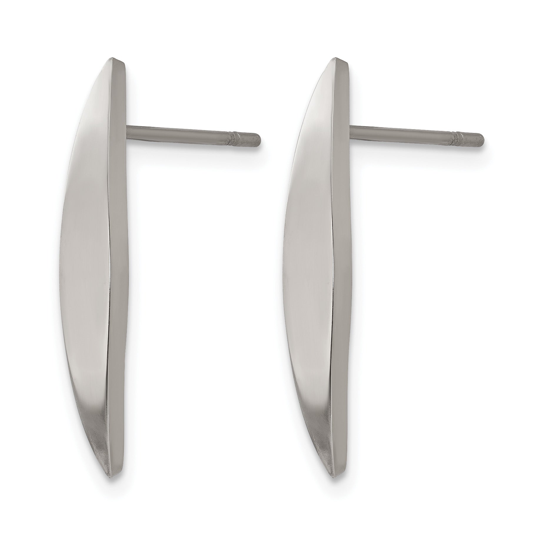 Stainless Steel Polished Drop Dangle Earrings for Women