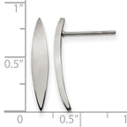 Stainless Steel Polished Drop Dangle Earrings for Women