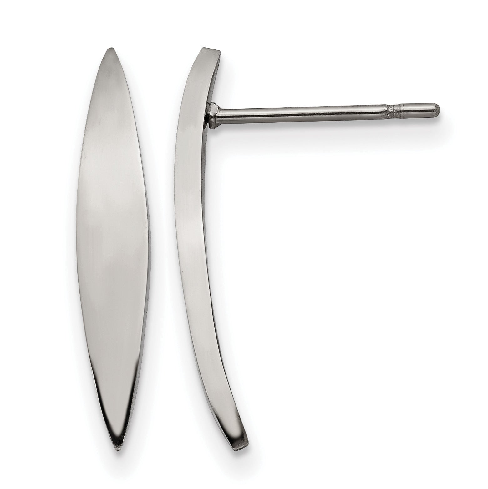 Stainless Steel Polished Drop Dangle Earrings for Women Main image