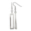 Stainless Steel Polished Twisted Drop Dangle Earrings for Women