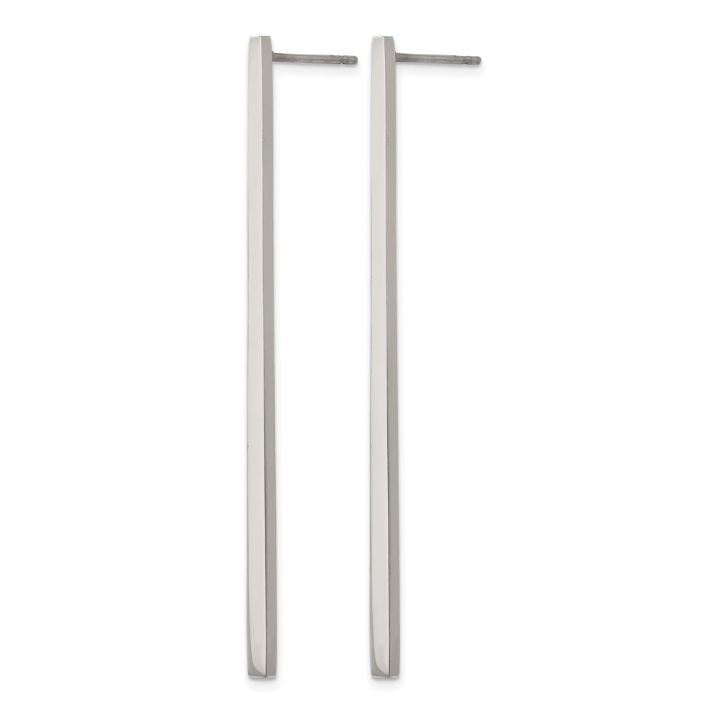 Stainless Steel Polished Drop Dangle Earrings for Women