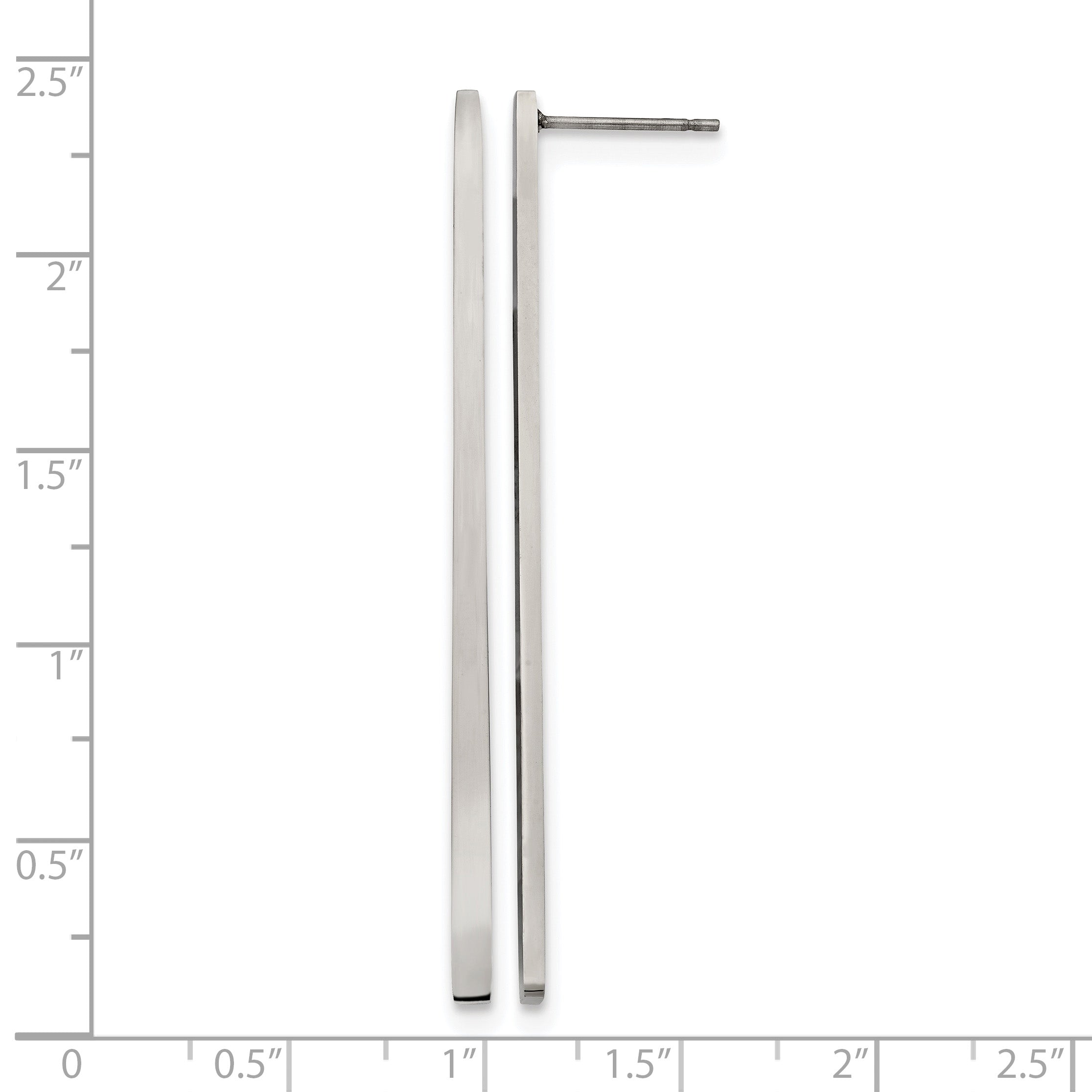 Stainless Steel Polished Drop Dangle Earrings for Women