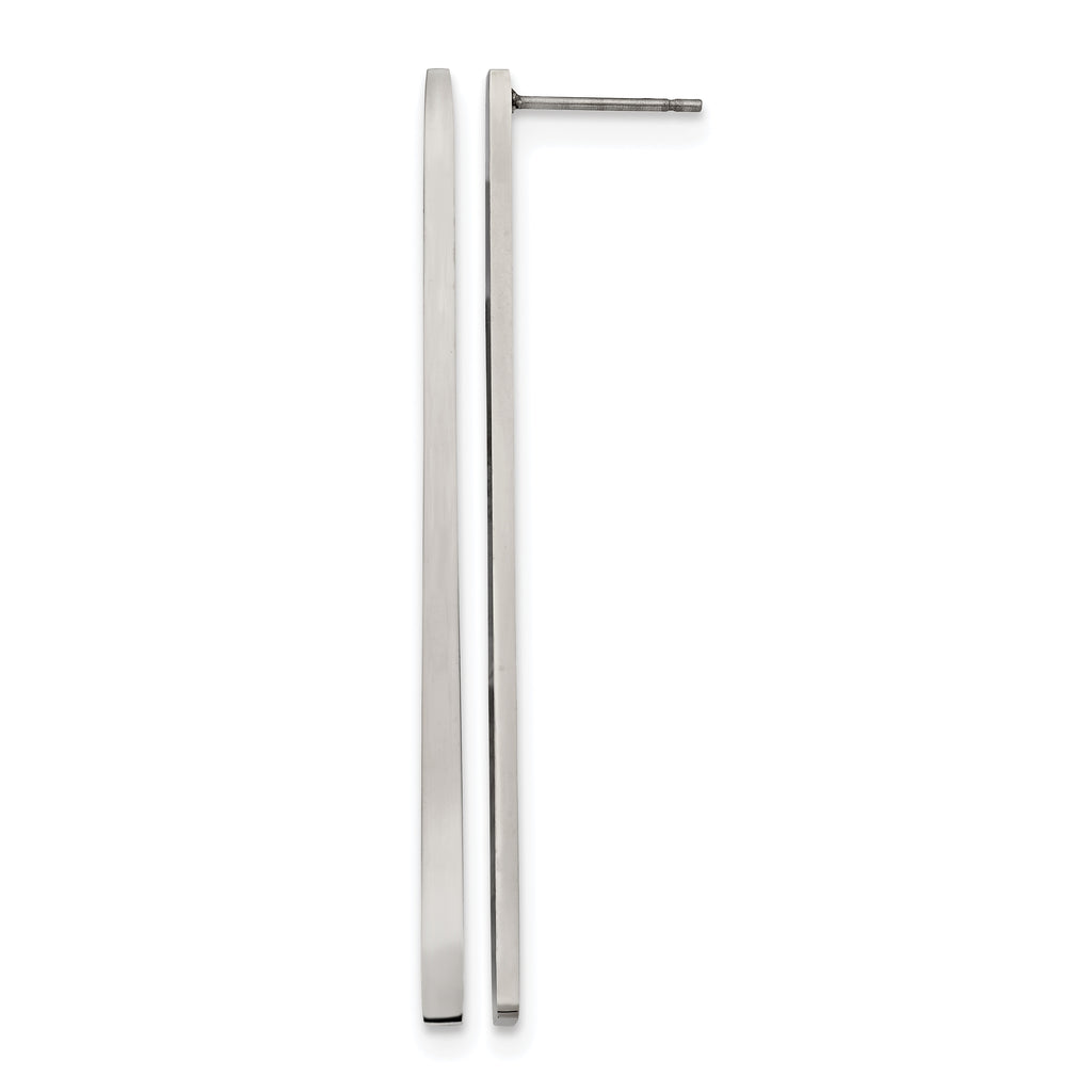 Stainless Steel Polished Drop Dangle Earrings for Women
