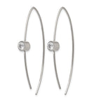 Stainless Steel Polished Threader Earrings for Women