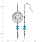 Stainless Steel Polished Drop Dangle Earrings for Women