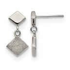 Stainless Steel Polished Drop Dangle Earrings for Women