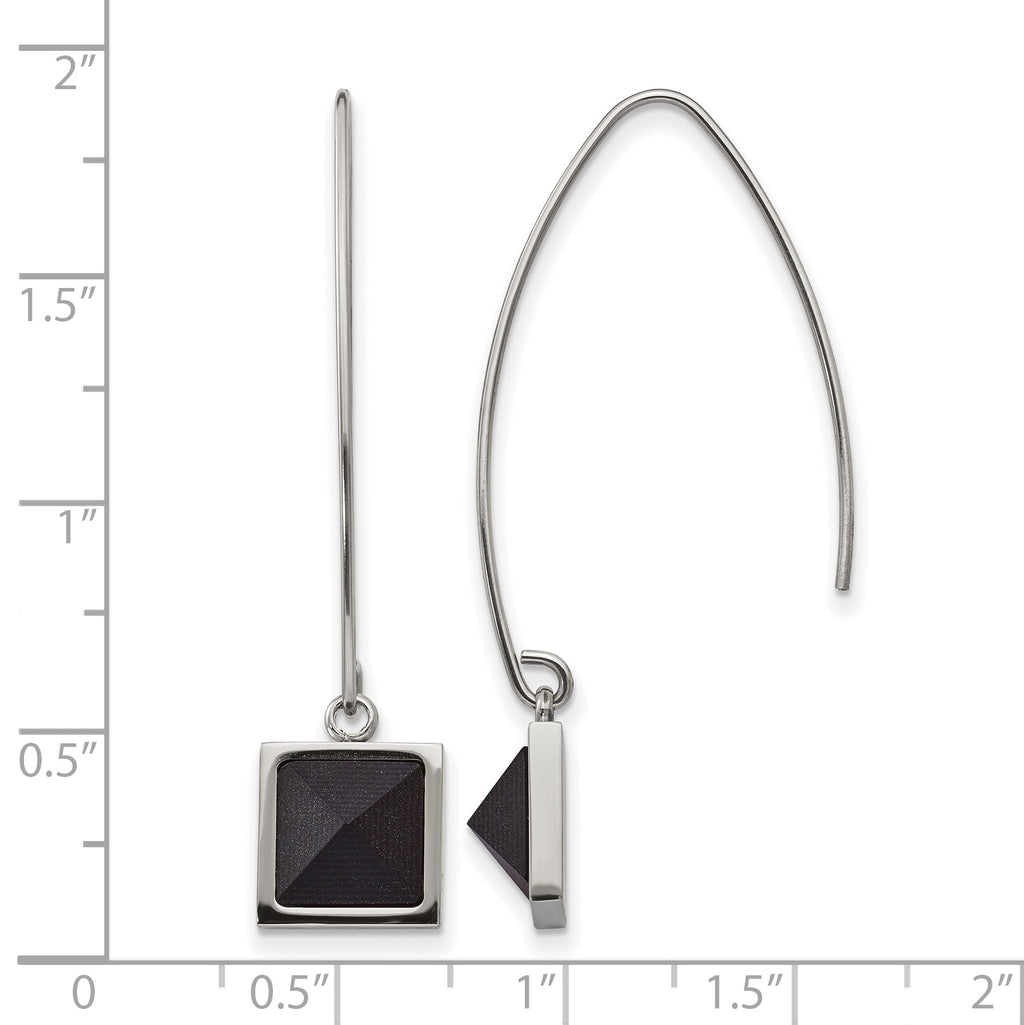 Stainless Steel Polished Threader Earrings for Women