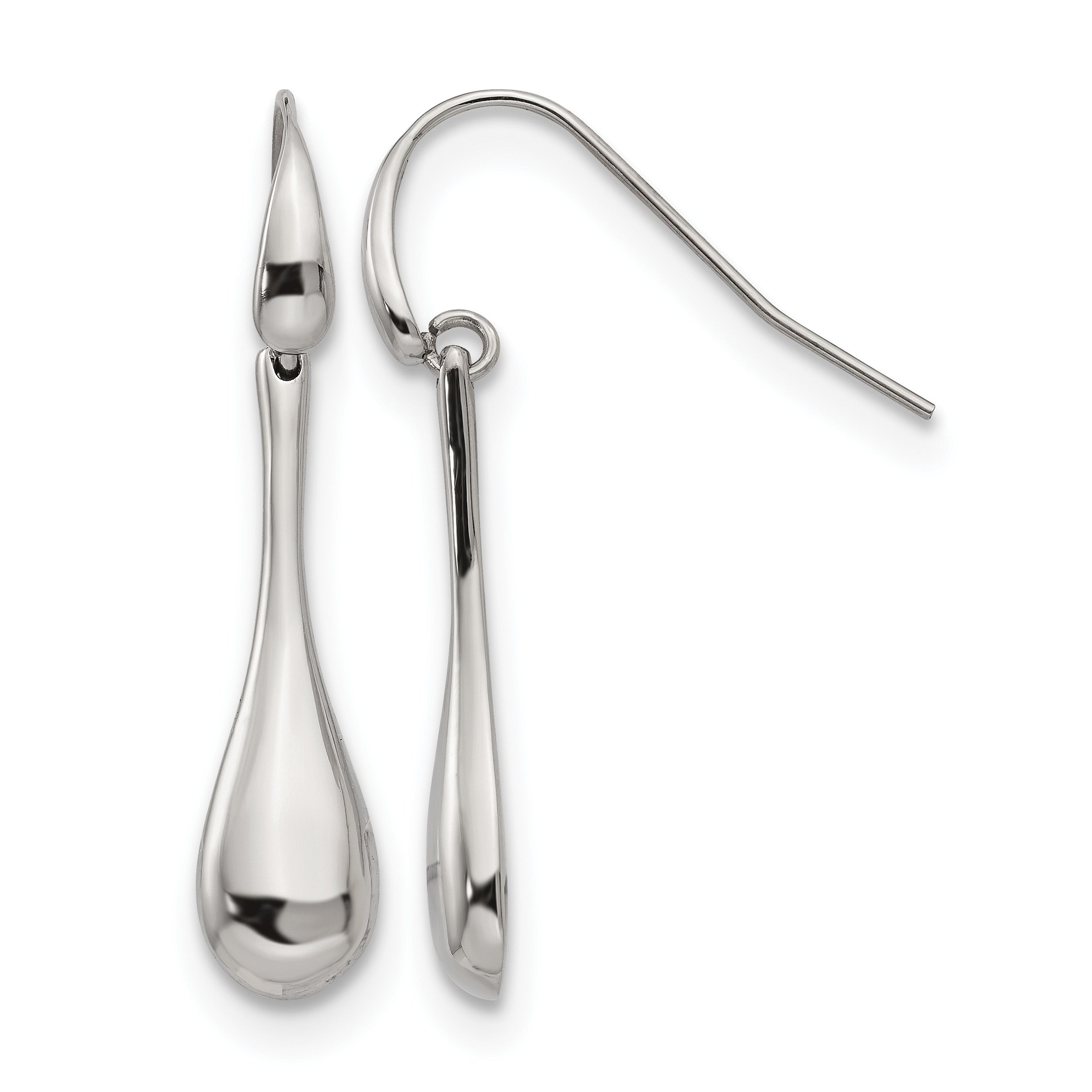 Stainless Steel Polished Drop Dangle Earrings for Women