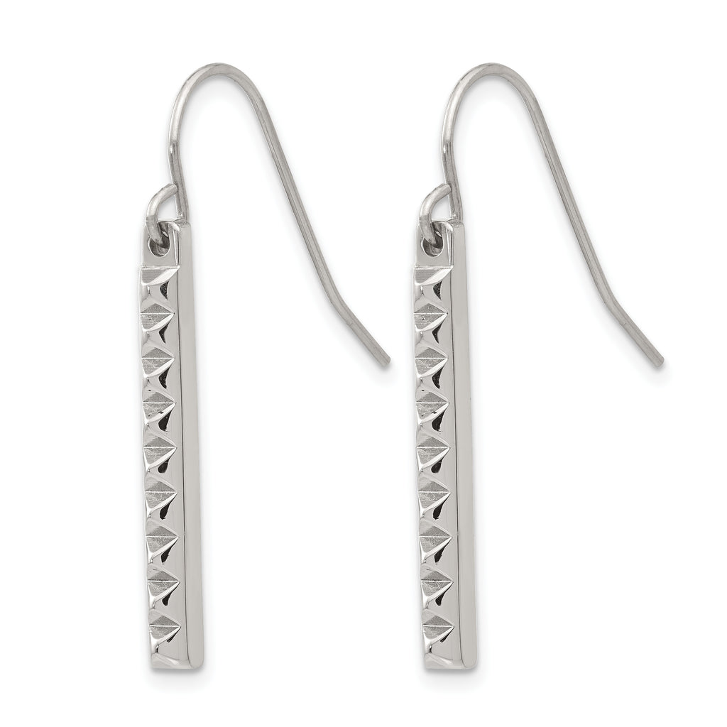 Stainless Steel Polished Drop Dangle Earrings for Women